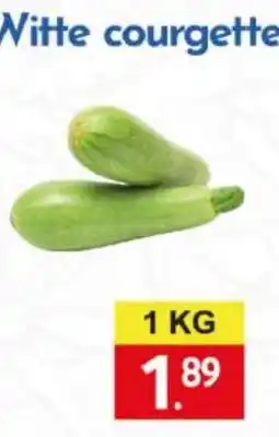 Tanger Markt Witte courgette aanbieding