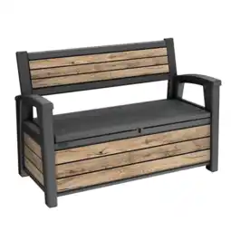 Albert Heijn Keter Storage bench deco pine aanbieding