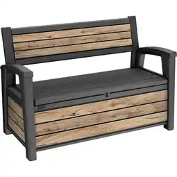 Albert Heijn Keter Storage bench deco pine aanbieding