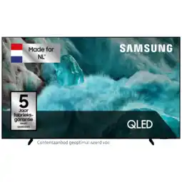 MediaMarkt Samsung Qe65q7f2auxxn Q7f2 - Qled 4k Qled-tv 65 Inch 2025 aanbieding