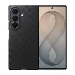 MediaMarkt Samsung Carbon Magnet Telefoonhoesje Voor Samsung Z Fold8 Ultra Zwart aanbieding
