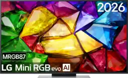 MediaMarkt LG Ai 55mrgb87b9b - Ultra Hd 4k Mini-led-tv 55 Inch 2026 aanbieding