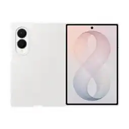 MediaMarkt Samsung Silicone Magnet Telefoonhoesje Voor Samsung Galaxy Z Fold8 Wit aanbieding