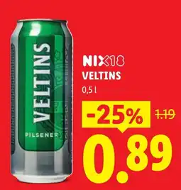 Lidl Veltins Pilsener aanbieding