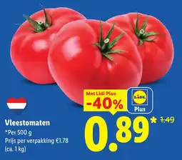 Lidl Vleestomaten aanbieding