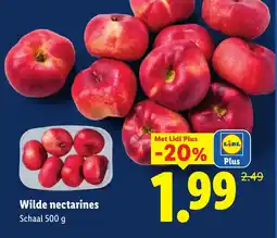 Lidl Wilde nectarines aanbieding