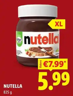 Lidl Nutella aanbieding