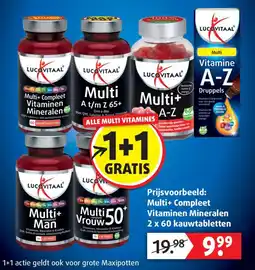 Lucovitaal Lucovitaal Multi+ Compleet Vitamines Mineralen aanbieding
