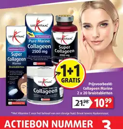 Lucovitaal Lucovitaal Super Collageen Marine Bruistabletten aanbieding