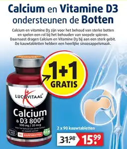 Lucovitaal Lucovitaal Calcium & D3 800IE aanbieding