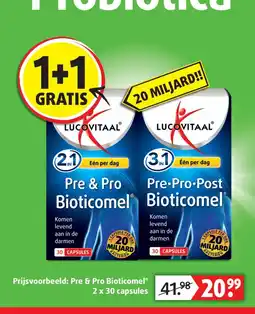Lucovitaal Lucovitaal Pre & Pro Bioticomel aanbieding