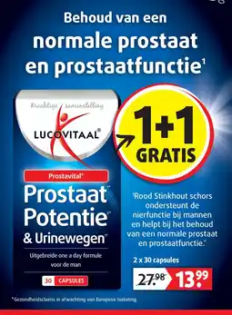 Lucovitaal Lucovitaal Prostaat Potentie & Urinewegen aanbieding
