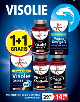 Lucovitaal Lucovitaal Visolie Omega 3 aanbieding