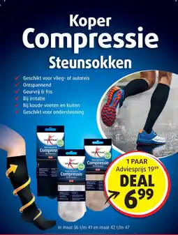Lucovitaal Lucovitaal koper compressie steunsokken aanbieding
