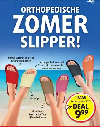 Lucovitaal Orthopedische Zomer Slipper aanbieding