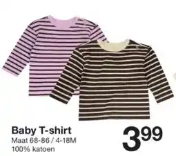 Zeeman Baby T-shirt aanbieding