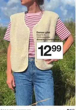 Zeeman Dames gilet aanbieding