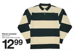 Zeeman Heren Sweater aanbieding