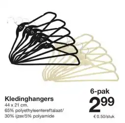 Zeeman Kledinghangers aanbieding