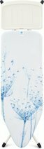 Bol.com Brabantia Strijkplank C - met Stoomunithouder - 124 x 45 cm - Cotton Flower aanbieding