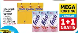 Hoogvliet Chocomel , fristi of optimel aanbieding