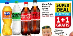 Hoogvliet Coca-cola, fanta of sprite aanbieding