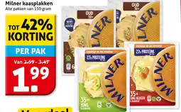 Hoogvliet Milner kaasplakken aanbieding