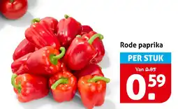 Hoogvliet Rode paprika aanbieding