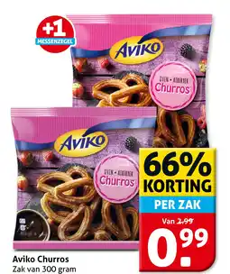 Hoogvliet Aviko churros aanbieding