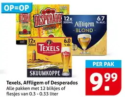 Hoogvliet Texels, Affligem of Desperados aanbieding