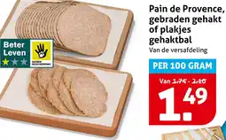 Hoogvliet Pain de provence, gebraden gehakt of plakjes gehaktbal aanbieding