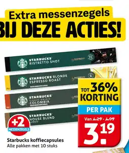 Hoogvliet Starbucks koffiecapsules aanbieding