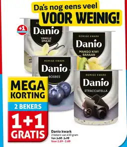 Hoogvliet Danio kwark aanbieding