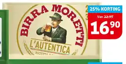Hoogvliet BIrra Moretti aanbieding