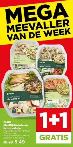 PLUS PLUS Maaltijdsalade en lichte salade aanbieding