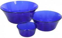 Dirk Duralex schaal middel 17 cm blauw aanbieding