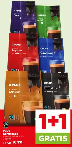 PLUS PLUS Koffiepads aanbieding