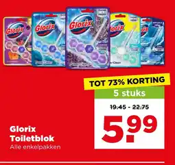 PLUS Glorix Toiletblok aanbieding