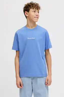 Wehkamp JACK & JONES JUNIOR T-shirt blauw aanbieding