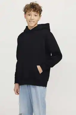 Wehkamp JACK & JONES JUNIOR hoodie zwart aanbieding