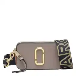 Wehkamp Marc Jacobs leren crossbody tas The Snapshot beige aanbieding