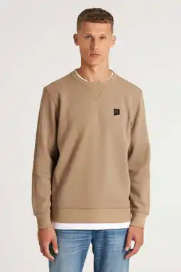Wehkamp CHASIN' sweater lichtbruin aanbieding
