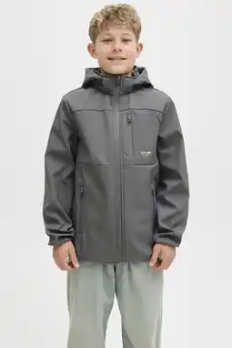 Wehkamp JACK & JONES JUNIOR softshell jas grijs aanbieding