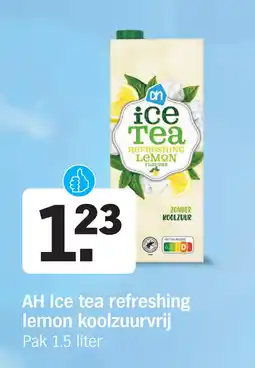 Albert Heijn AH Ice tea refreshing lemon koolzuurvrij aanbieding