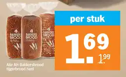 Albert Heijn Alle AH Bakkersbrood Tijgerbrood Heel aanbieding
