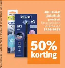 Albert Heijn Alle Oral-B Elektrisch Poetsen aanbieding