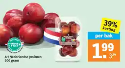 Albert Heijn AH Nederlandse Pruimen aanbieding