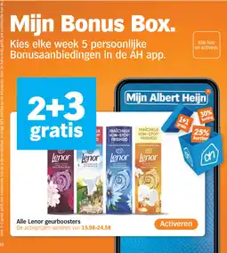 Albert Heijn Alle Lenor Geurboosters aanbieding