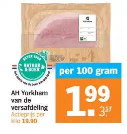 Albert Heijn AH Yorkham van de Versafdeling aanbieding