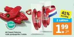Albert Heijn AH Sweet Palermo Rode Puntpaprika aanbieding